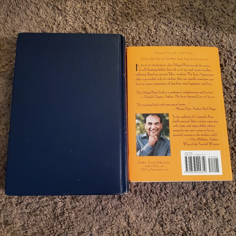 Book Bundle 1952 The Power of Positive Thinking & 1997 The Four Agreements - Picture 2 of 7